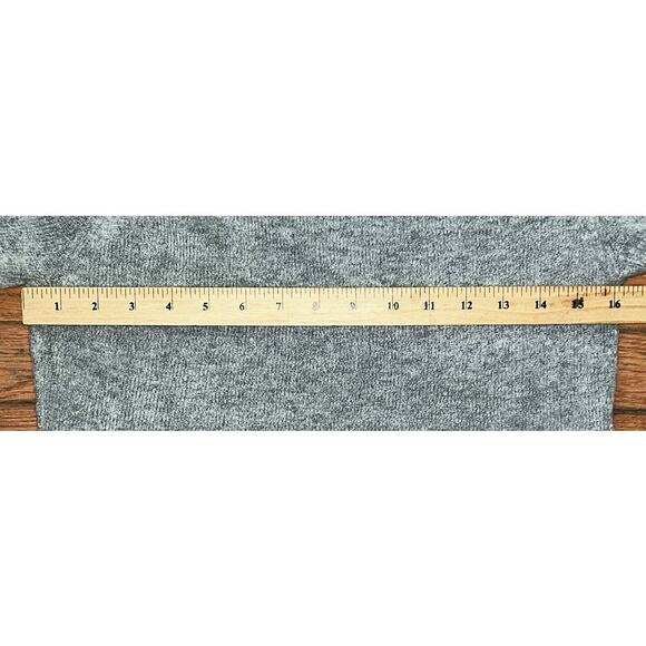 Vici Short Sleeve Cropped High Stretch Gray Sweater Top Women's Medium - Picture 3 of 6